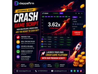 High-Performance Crash Game Script for Crypto Casino Business Success