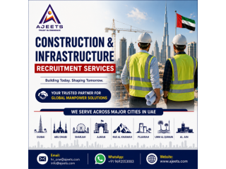 Construction & Infrastructure Recruitment Services from India, Nepal & Sri Lanka