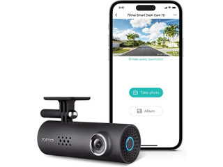70Mai Dash Camera For Cars, |1080P |, |130 Wide Angle |, | Built-In Wifi Dash Cam |,| Emergency Recording |, | App Control Dashboard |