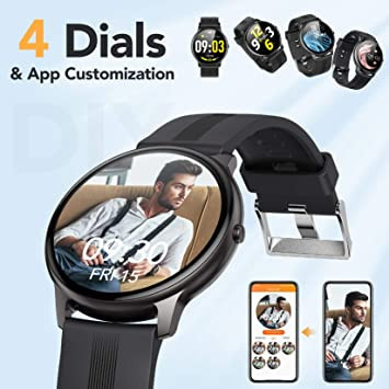 agptek-ip68-waterproof-activity-tracker-smartwatch-for-men-women-with-full-touch-screen-black-lw11-big-2