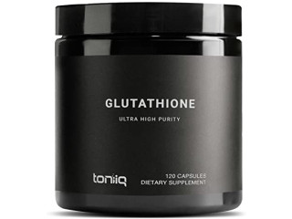 Toniiq | Ultra High Strength Glutathione Capsules 1000mg | with | Concentrated Formula| - 120 Pieces