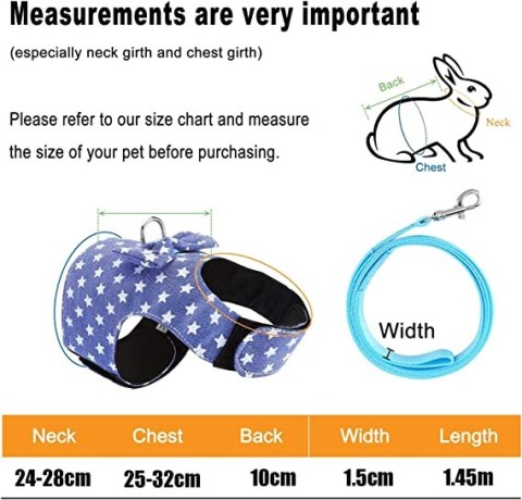 rabbit-harness-with-leash-adjustable-cute-vest-with-bunny-harness-leash-big-0