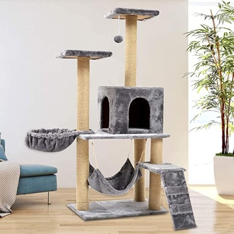 coolbaby-cat-tree-one-piece-climbing-framekitten-condo-house-big-1