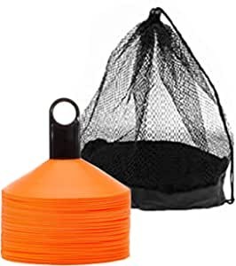 jaffiust-50-pieces-set-agile-football-cone-with-carrying-case-and-bracket-big-0