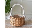 assr-2-x-woven-storage-baskets-with-handle-and-ribbon-wedding-flower-girl-baskets-wicker-basket-rattan-flower-basket-for-home-garden-decoration-a2-small-1
