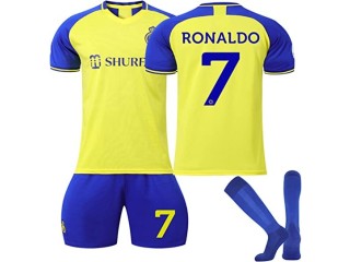 Roll over image to zoom in Kids Football Soccer Jersey , Kids Football Kit Children Football Uniforms Short-sleeved Football Shirts