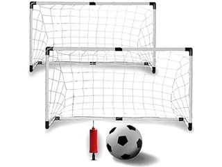 Sports Soccer Goals with Soccer Ball and Pump For Kids Set of 2, Multicolor, soccer1