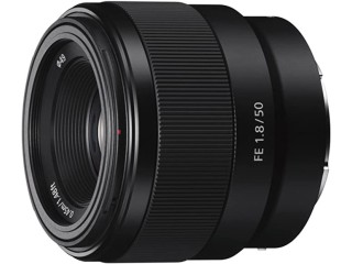 Sony FE 50mm F1.8 Compact Lightweight E Mount Lens with Beautiful Dedofusing Bokeh Compatible with Full Frame and APS C Camera SEL50F18F, Black