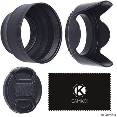 55mm-set-of-2-camera-lens-hoods-and-1-lens-cap-rubber-collapsible-tulip-flower-sun-shade-big-1