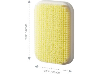 Wall Mounted Back Scrubber for Shower - Large Exfoliating Brush for Shower