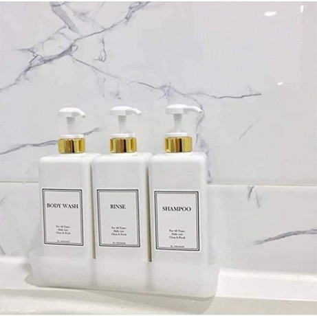 harra-home-modern-gold-design-pump-bottle-set-27-oz-refillable-shampoo-conditioner-dispenser-big-0