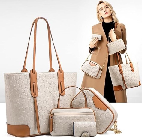 women-fashion-handbags-wallet-tote-bag-shoulder-bag-top-handle-satchel-purse-set-big-0