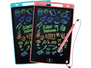 LCD Writing Tablet, Doodle Scribbler Pad 8.5 inch Colorful Screen Drawing Board Learning Gift for Kids