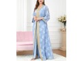 haakyea-ramadan-abayas-dress-for-woman-muslim-sets-vneck-floral-embroidery-lace-insert-belted-kaftan-long-sleeve-marrow-chic-and-elegant-small-1