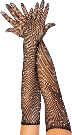 leg-avenue-womens-rhinestone-fishnet-long-gloves-big-0