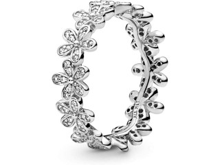 Pandora Jewelry - Daisy Flower Ring for Women in Pandora Rose with Clear Cubic Zirconia