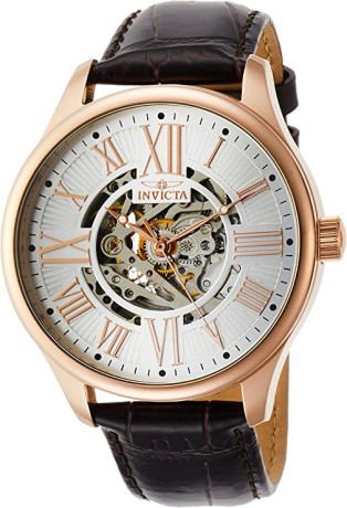 invicta-mens-vintage-analog-display-automatic-self-wind-brown-watch-gold-rose-gold-22-model-22569-17186-big-2