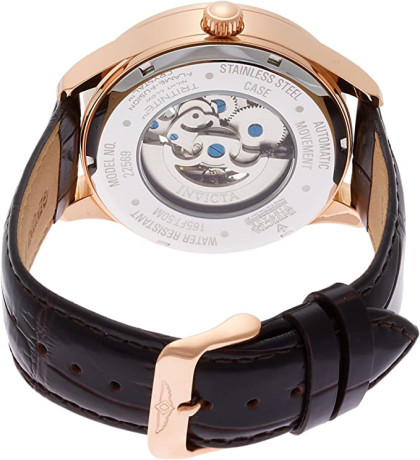 invicta-mens-vintage-analog-display-automatic-self-wind-brown-watch-gold-rose-gold-22-model-22569-17186-big-3