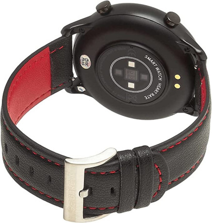 garett-mens-5s-leather-smart-watch-blackred-big-2