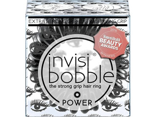 Invisibobble Beauty Collection Power Hair Scrunchie Luscious Lashes I 3 x Spiral Hair Bobbles Black Girls