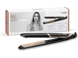 Babyliss Super Smooth 235 Hair Straighteners with Ion Technology 140C - 235C ST393E