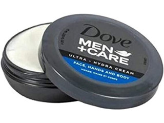 Dove Men+Care Ultra-Hydra Cream - Moisturising Effect for Face, Hands, Body - Suitable for All Skin Types, 150 ml