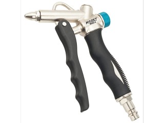 HAZET 2-Way Blow-Out Gun 9040-4, air Connection to Head or Handle, Ideal for Removing fine Dirt in Hard-to-Reach Areas, with Robust Aluminium housing