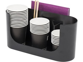 ALBA Rdvcup Storing Plastic Cups/ABS Black 27 x 13 x 17.5 cm