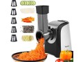 meykey-electric-vegetable-slicer-electric-shredder-electric-kitchen-grater-150-watt-stainless-steel-drums-5-cone-blades-small-3