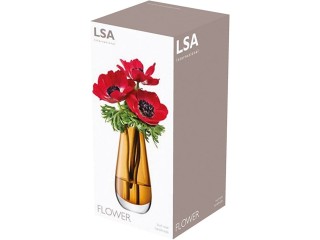 LSA Flower Colour Bud Vase H14cm Amber | 1 Unit | Mouthblown & Handmade Glass | FC08