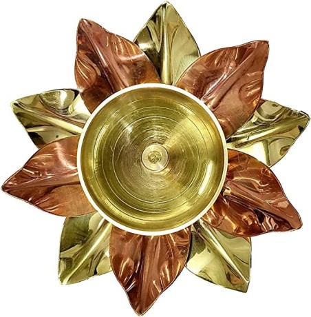 nobility-brass-diya-copper-lotus-flower-petal-kamal-shape-metal-deepak-traditional-indian-diwali-deepawali-puja-pooja-big-2