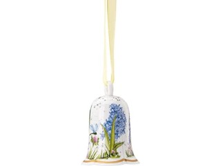 Hutschenreuther Easter Flower Bell 2023 Gift Series Bell Spring Fragrance Flower Bell 2023 Limited Edition Hyacinth Spring Flowers Dragonfly Motif