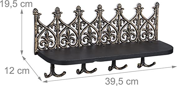 relaxdays-key-rack-with-shelf-key-wall-holder-with-8-hooks-cast-iron-vintage-key-holder-hallway-bronze-big-3