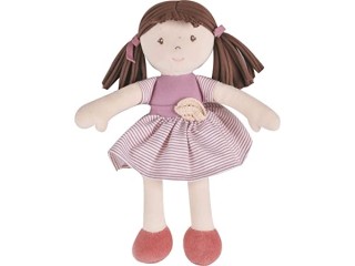 Tikiri 8565026 Piccola Bonikka Cuddly Doll Li'l Brook, Rag Doll for Babies and Children from 0+ Months, 25 cm, Multi-Coloured