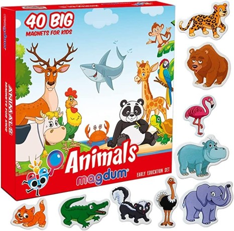 magdum-kid-magnets-for-fridge-animals-40-large-fridge-magnets-for-toddlers-refrigerator-magnets-for-kids-big-2