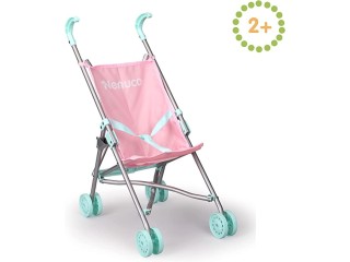 Nenuco - Metal pram, Pink and Blue Metallic Toy pram, Foldable to take Your Baby Nenuco for a Walk and Play with it, from 3 Years Old