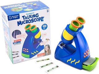 Educational Insights GeoSafari Jr. Talking Kids Microscope, Preschool Science Toy