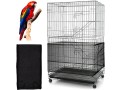 bird-cage-cover-adjustable-breathable-mesh-protective-net-cage-universal-bird-cage-small-2