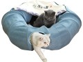 pandawant-cat-play-tunnel-cat-bed-for-indoor-cats-with-removable-central-mat-small-1