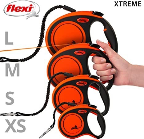 flexi-xtreme-tape-orange-black-large-8m-retractable-dog-leash-big-2