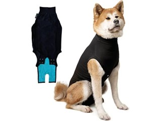 Suitical Recovery Suit Dog, Large, Black
