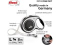 flexi-new-comfort-tape-grey-black-large-8m-retractable-dog-leashlead-for-dogs-up-to-50kgs110lbs-small-1