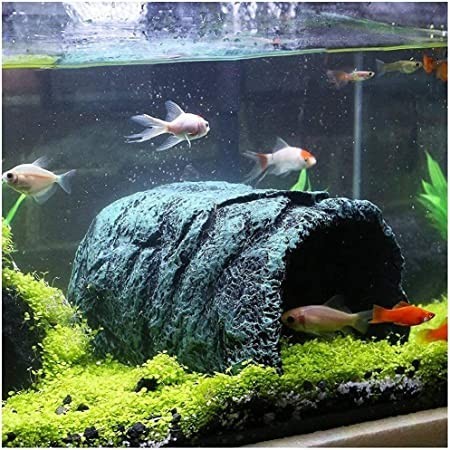 hisunfarm-reptiles-pets-hideout-cave-stone-aquarium-habitat-rock-decoration-for-turtles-small-lizards-fish-caves-hiding-dai-green-big-3