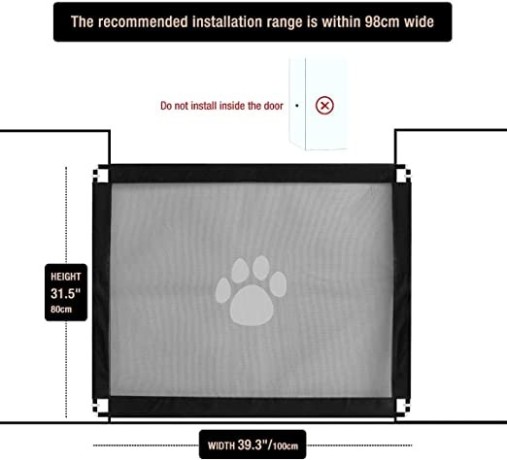 namsan-dog-gate-pet-safety-guard-magic-gate-for-dogs-easy-install-lockable-dog-stair-barrier-100-x-80-cm-fence-for-stairway-doorway-indoor-big-0