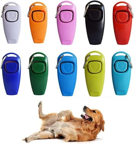 professional-dog-whistle-clicker-training-for-pets-with-hand-strap-trainer-with-key-chain-training-tool-for-dogs-accessories-for-pets-pink-big-2