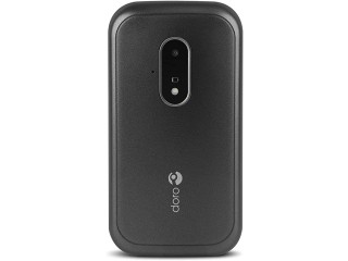 Doro 7030-4G Mobile Phone in Elegant flip Design (3MP Camera, 2.8 inch (7.11 cm) Display, LTE, GPS, Bluetooth, Whatsapp, Facebook, WiFi) Black