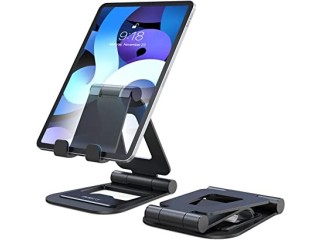 Nulaxy A5 Tablet Stand, Fully Adjustable Foldable Desktop Stand Holder Compatible with iPad Air 4/Mini, New iPad 10.2/9.7, iPad