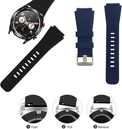 sourceton-compatible-with-huawei-watch-gt-silicone-bands-and-screen-protectors-silicone-wristbands-big-3