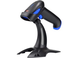 Tera Pro Fully Upgraded Wireless 2D QR Barcode Scanner with Stand, 3 in 1 Bluetooth & 2.4GHz Wireless &