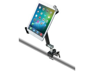 Tablet Pole Clamp CTA Heavy-Duty Security Pole Clamp for iPad 7th/ 8th/ 9th Gen 10.2, iPad Air 4, iPad Pro 12.9,